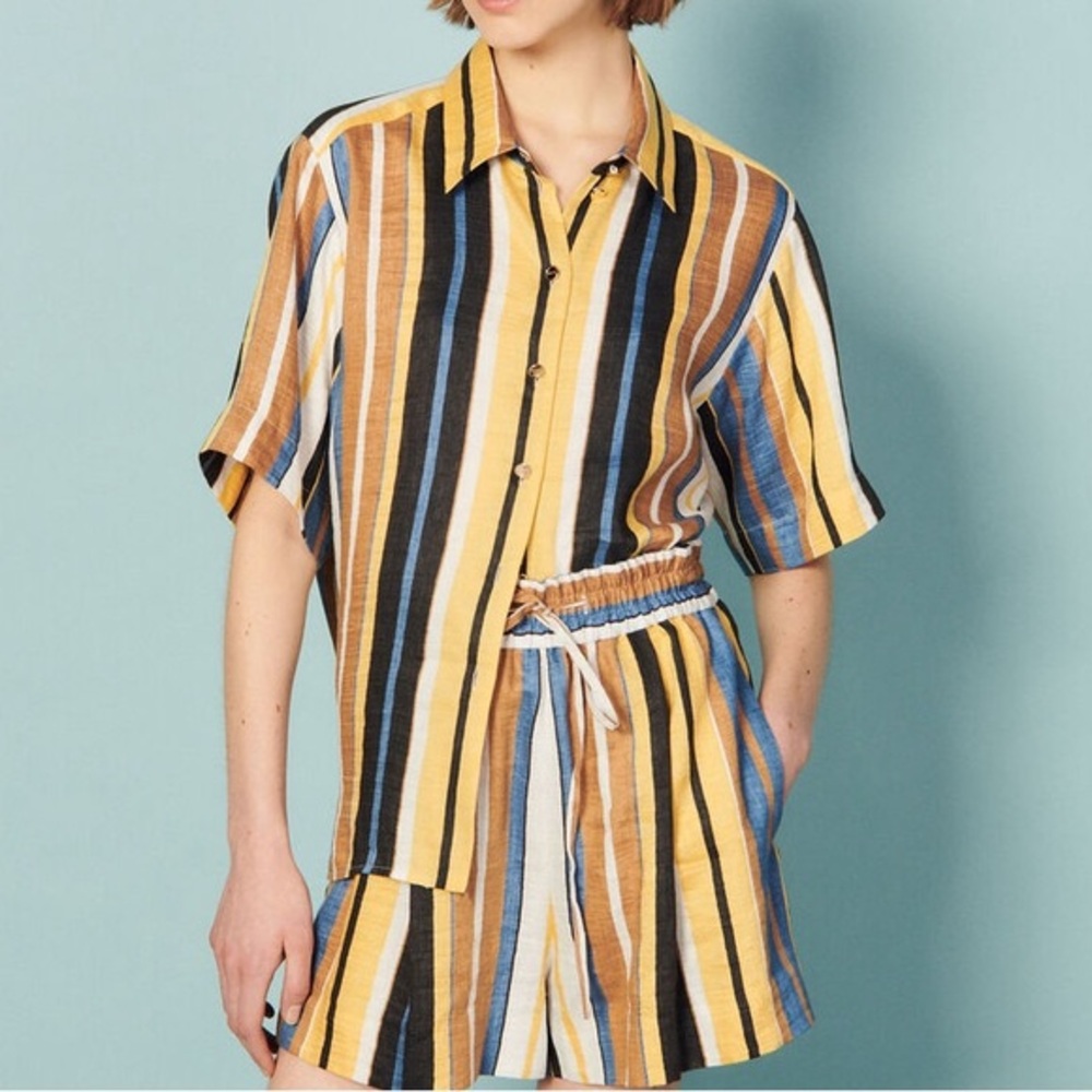 Sandro Multicolor Striped Shirt